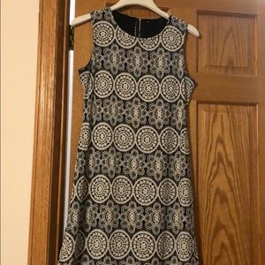 Adorable black and white tank dress